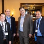 Tom Spadea with 3 others at the June 2018 Lunch and Learn