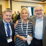 3 franchise professionals after the Lunch and Learn event at Maggiano's Little Italy in June 2018