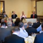 View of Maggiano's Little Italy during the panel discussion at the June 2018 Lunch & Learn event