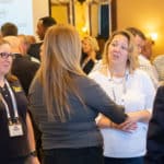 franchise professionals networking at the Philadelphia Franchise Association's Lunch and Learn event for Quarter 3 of 2018