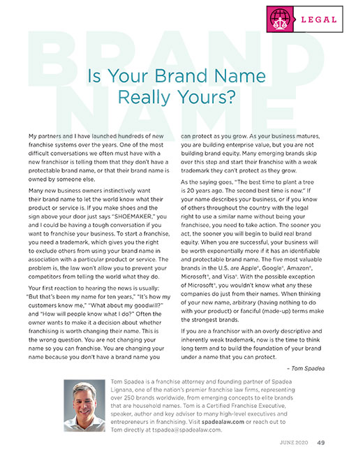 Is Your Brand Name Really Yours