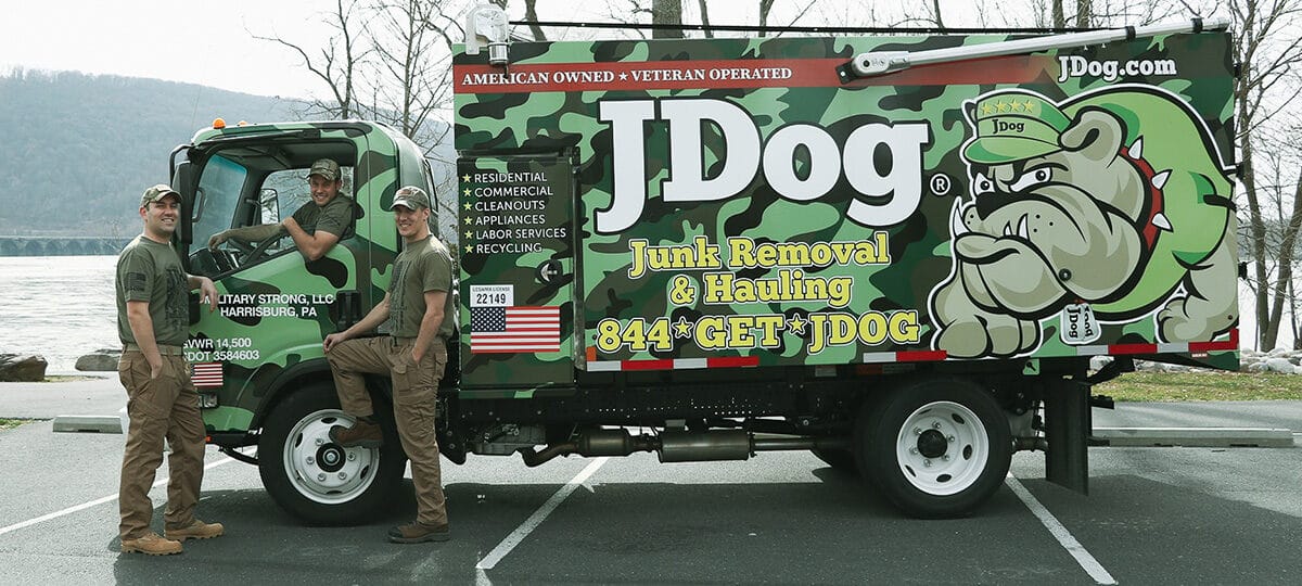 JDog junk removal truck